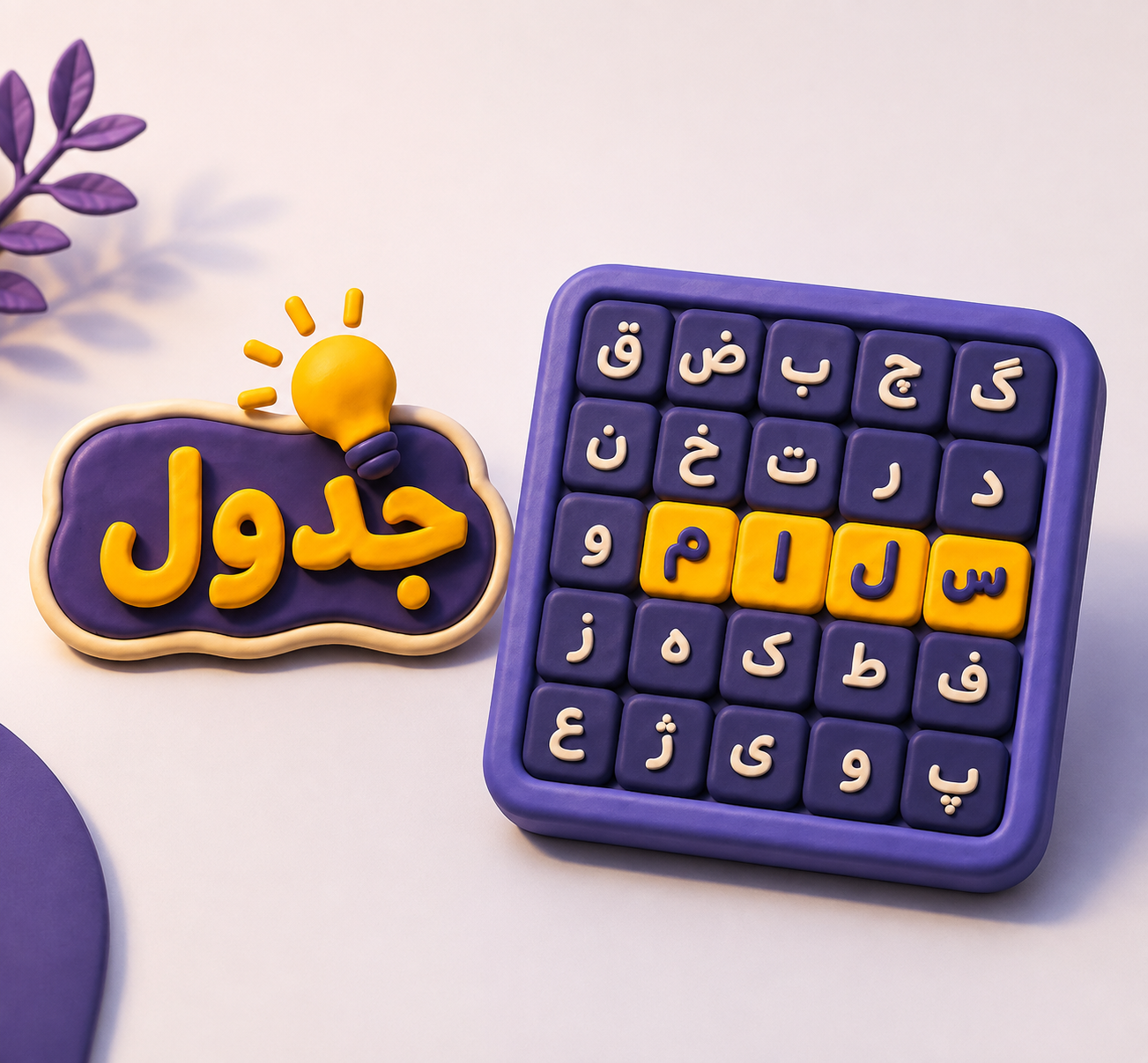 بازی جدول کلمات شیوا؛ پیدا کردن کلمه و یادگیری معادل انگلیسی